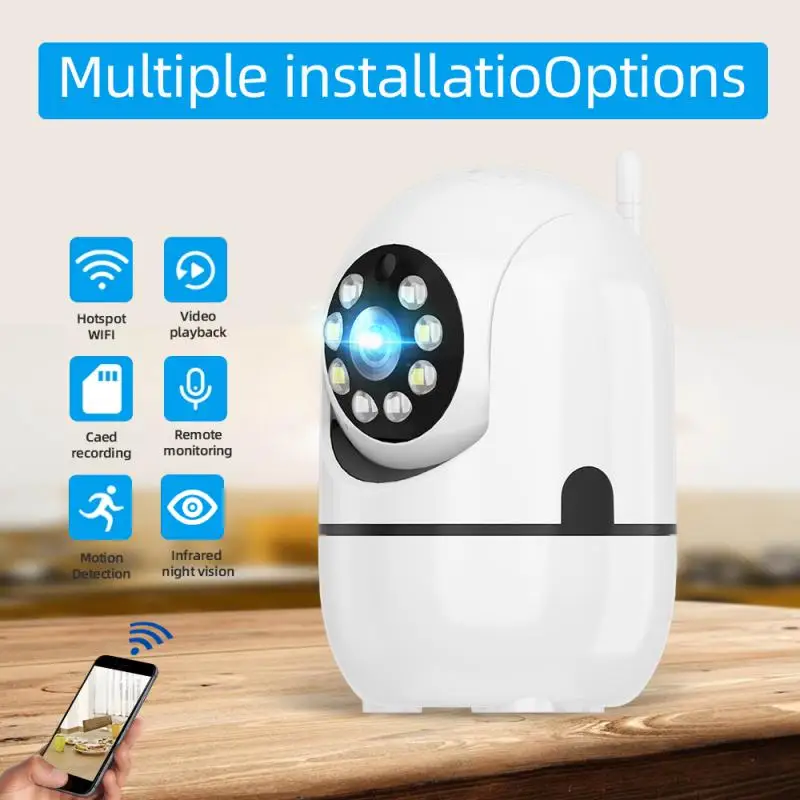 2MP Wifi PTZ Camera Outdoor 1080P IP Smart Auto Tracking Home Night Vision Surveillance Camera Security Protection Baby Monitor
2MP Wifi PTZ Camera Outdoor 1080P IP Smart Auto Tracking Home Night Vision Surveillance Camera Security Protection Baby Monitor