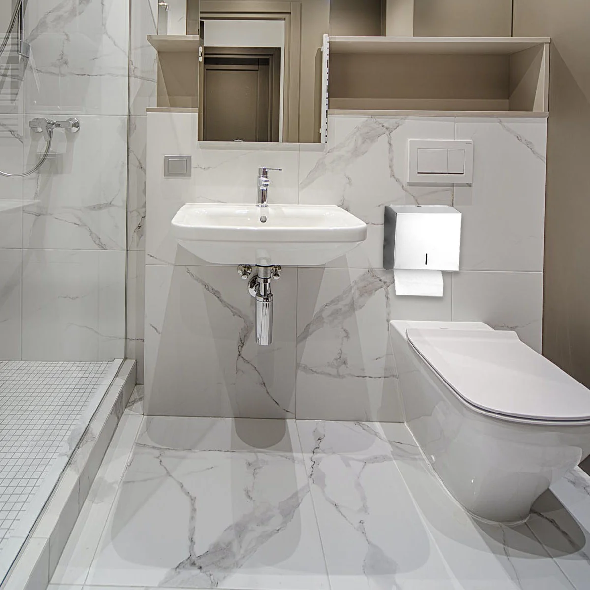Paper Holder Toilet Dispenser Towel Tissue Box Recessed Wall Bathroom Roll Steel Stainless Dispensers Hand Cover Storage Facial
Paper Holder Toilet Dispenser Towel Tissue Box Recessed Wall Bathroom Roll Steel Stainless Dispensers Hand Cover Storage Facial