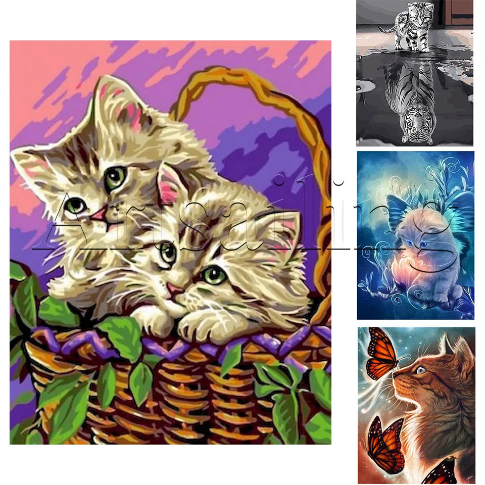 Diy Pictures By Numbers Kits For Adults Handpainted Color Cat With Butterfly Oil Painting On Canvas Coloring Gift Unique Home De
Diy Pictures By Numbers Kits For Adults Handpainted Color Cat With Butterfly Oil Painting On Canvas Coloring Gift Unique Home De