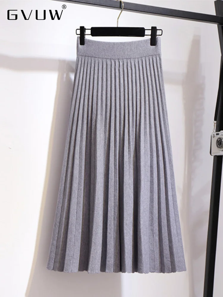 GVUW Pleated Elastic Waist Skirts For Women 2023 Summer Solid Color Loose Mid-calf Female Causal Fashion Simply Clothing 17J1272 
GVUW Pleated Elastic Waist Skirts For Women 2023 Summer Solid Color Loose Mid-calf Female Causal Fashion Simply Clothing 17J1272