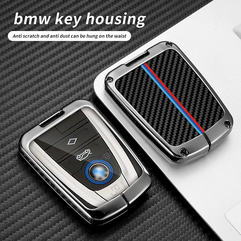 

Zinc Alloy Car Remote Key Case Cover Shell Holder Fob for BMW I8 I3 Series Keyless Protector Keychain Auto Interior Accessories