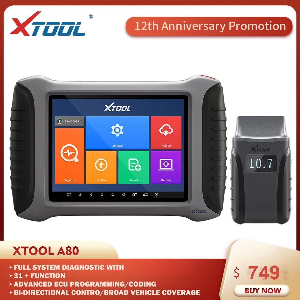 XTOOL A80 OBD2 полная система диагностический инструмент с ECU программирование/кодирование/двунаправленное Contro/программирование ключей 3 года Бе...
XTOOL A80 OBD2 полная система диагностический инструмент с ECU программирование/кодирование/двунаправленное Contro/программирование ключей 3 года Бе...