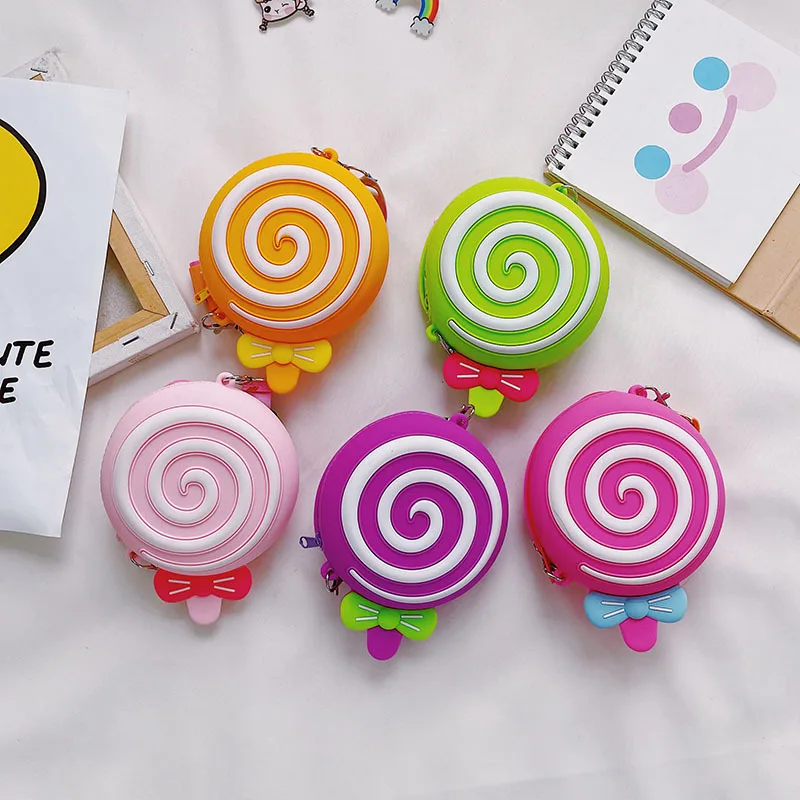 022 New Creative Children's Silicone Lollipop Small Round Bag Shoulder Coin Purse
022 New Creative Children's Silicone Lollipop Small Round Bag Shoulder Coin Purse