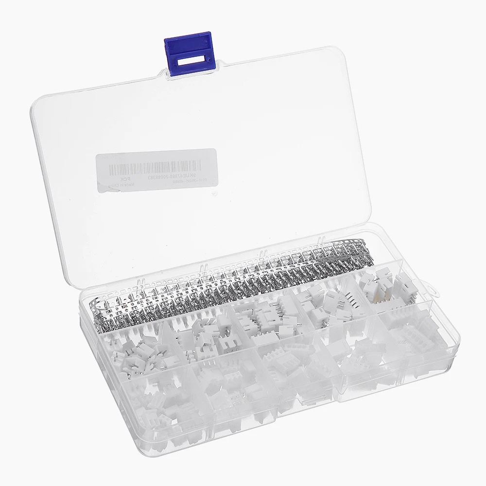 460pcs JST-XH 2.54mm 2/3/4/5/6Pin Connector Male/Female Wire Terminal Block Kit
460pcs JST-XH 2.54mm 2/3/4/5/6Pin Connector Male/Female Wire Terminal Block Kit
