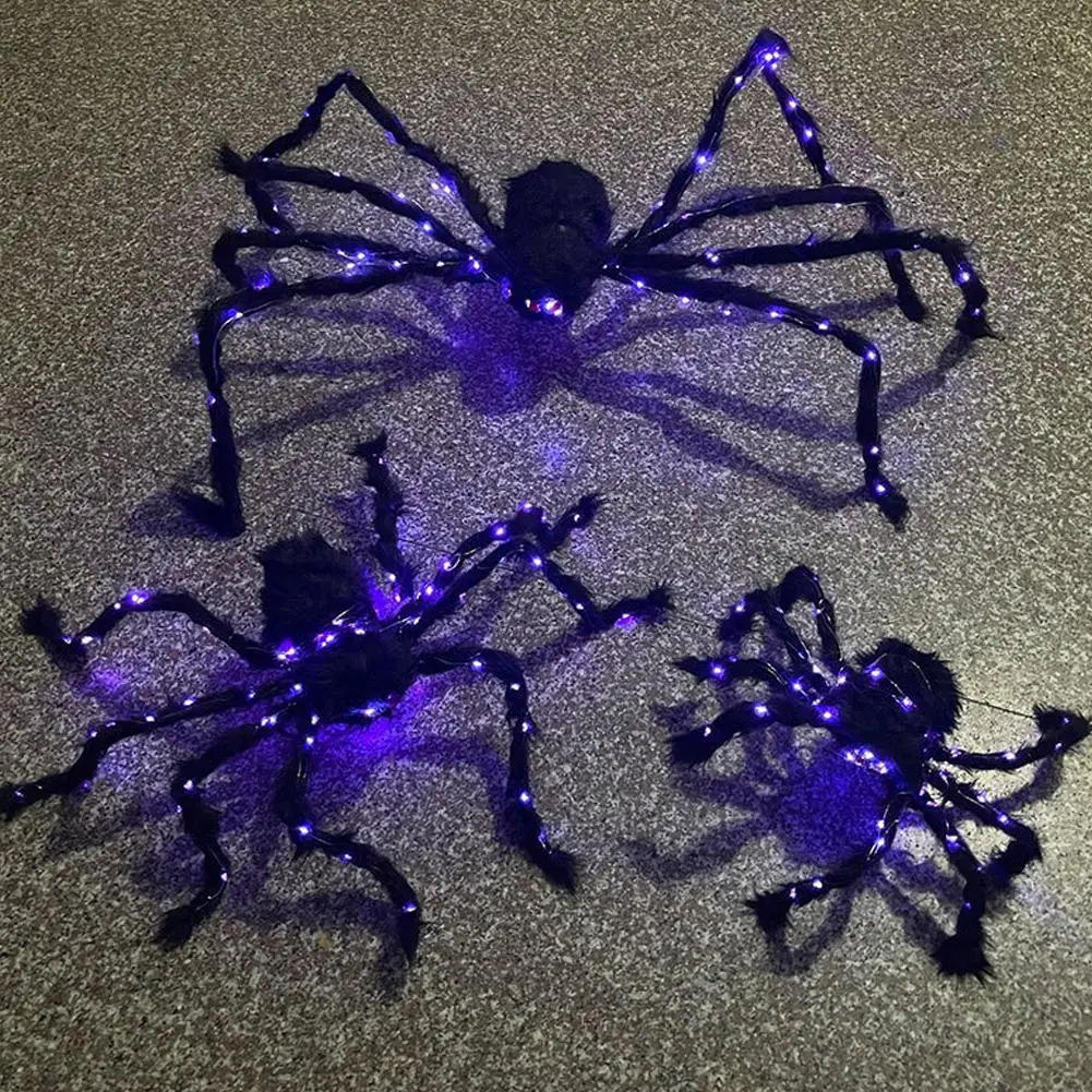 30cm/60cm/125cm Halloween Decoration Scary Luminous Halloween Spider Giant Spider LED Spider Props Haunted Indoor Outdoor Decor
30cm/60cm/125cm Halloween Decoration Scary Luminous Halloween Spider Giant Spider LED Spider Props Haunted Indoor Outdoor Decor