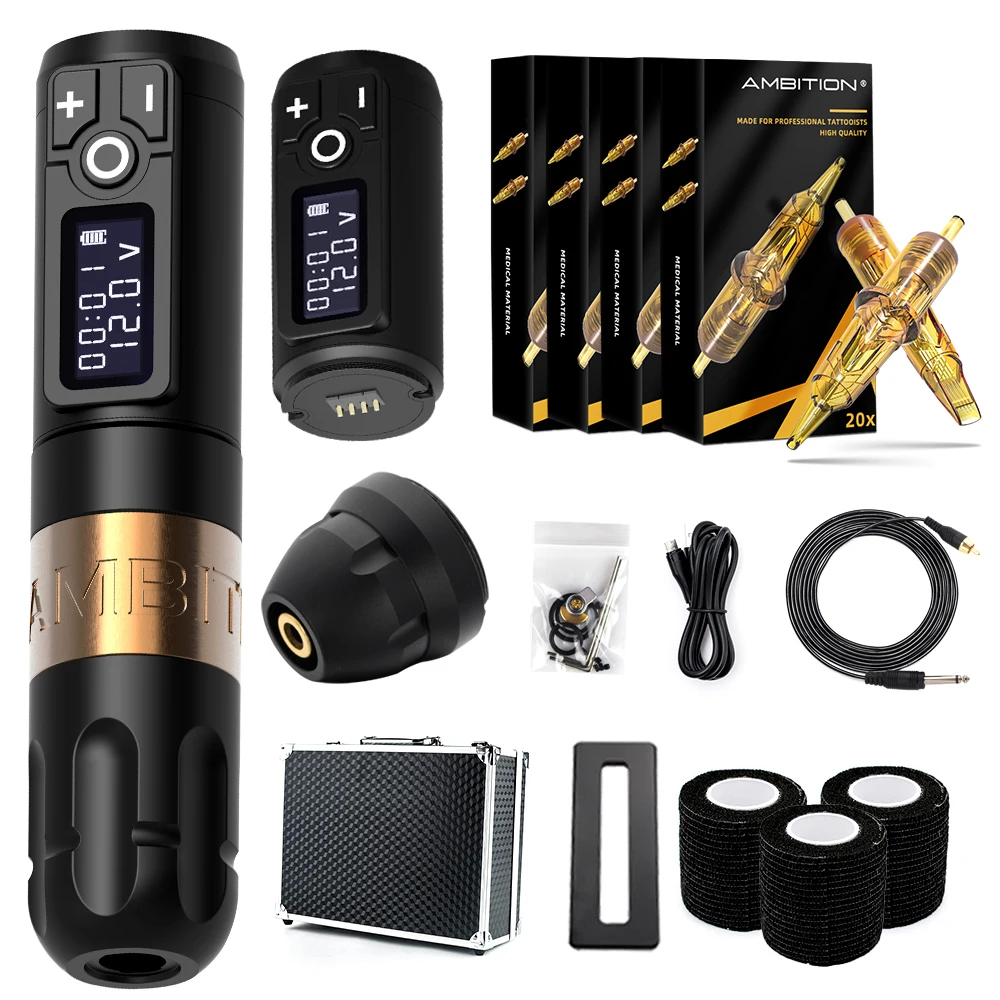 Ambition Soldier Kit портативная беспроводная тату-машинка, ручка, сильный Бессердечный двигатель 1950 мАч, литиевая батарея для тату-художника
Ambition Soldier Kit портативная беспроводная тату-машинка, ручка, сильный Бессердечный двигатель 1950 мАч, литиевая батарея для тату-художника