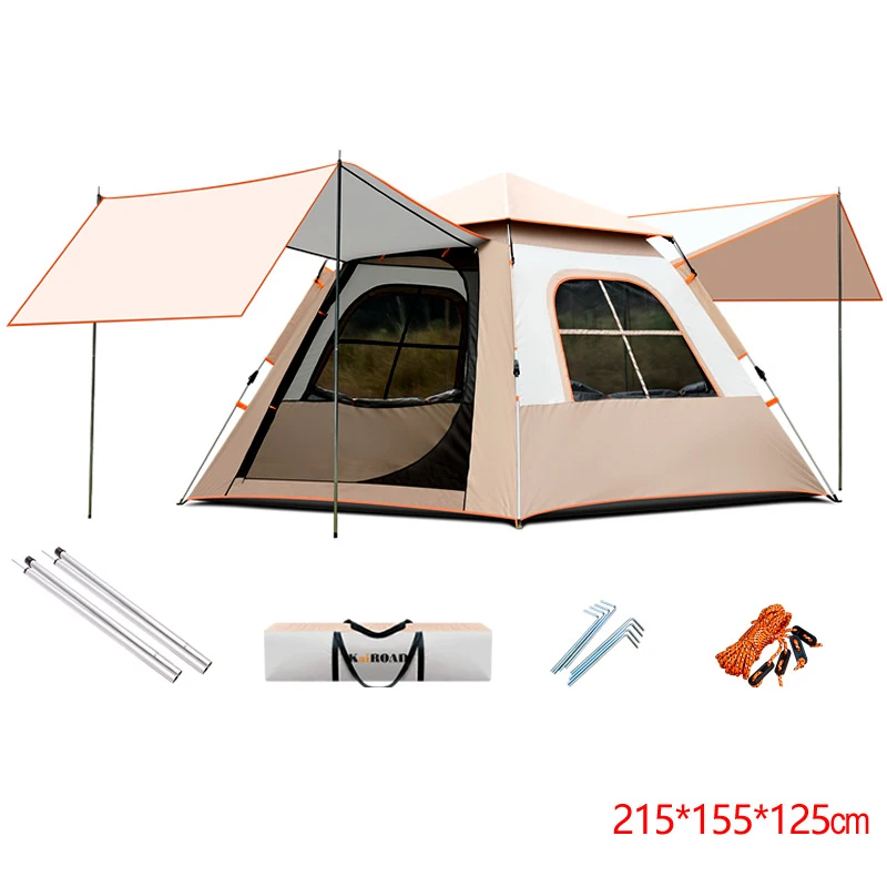 Large Outdoor Camping Tent with Bag Waterproof Sunscreen Breathable and Extendable Portable Tent Thermal Insulation
Large Outdoor Camping Tent with Bag Waterproof Sunscreen Breathable and Extendable Portable Tent Thermal Insulation