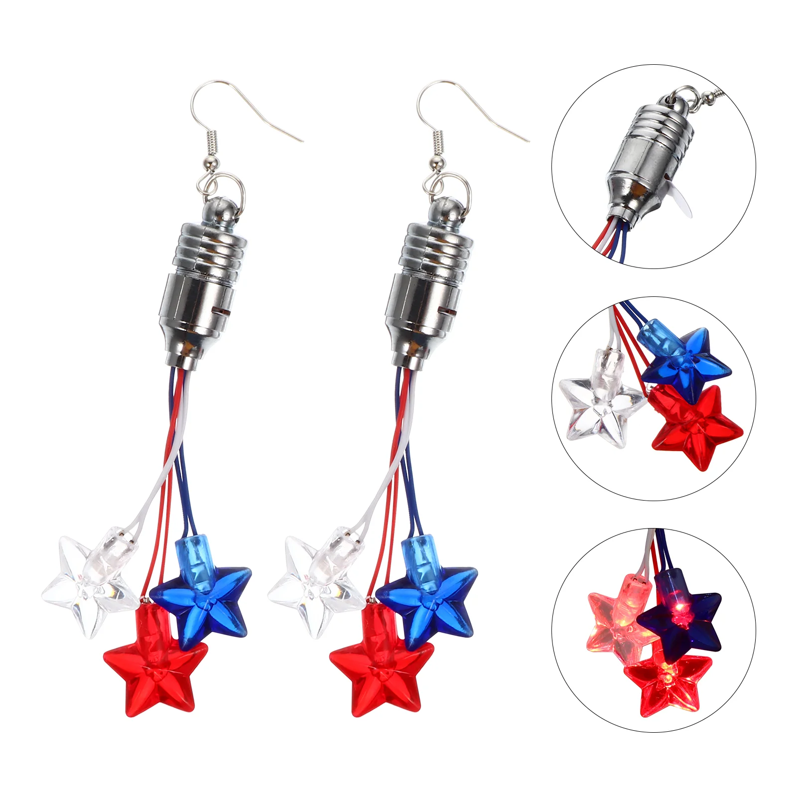 Earrings Ear Loops Flag Earring Hoop 4Th Led American Patriotic Usa July Stylish Ornament Day Independence Match All Lady
Earrings Ear Loops Flag Earring Hoop 4Th Led American Patriotic Usa July Stylish Ornament Day Independence Match All Lady
