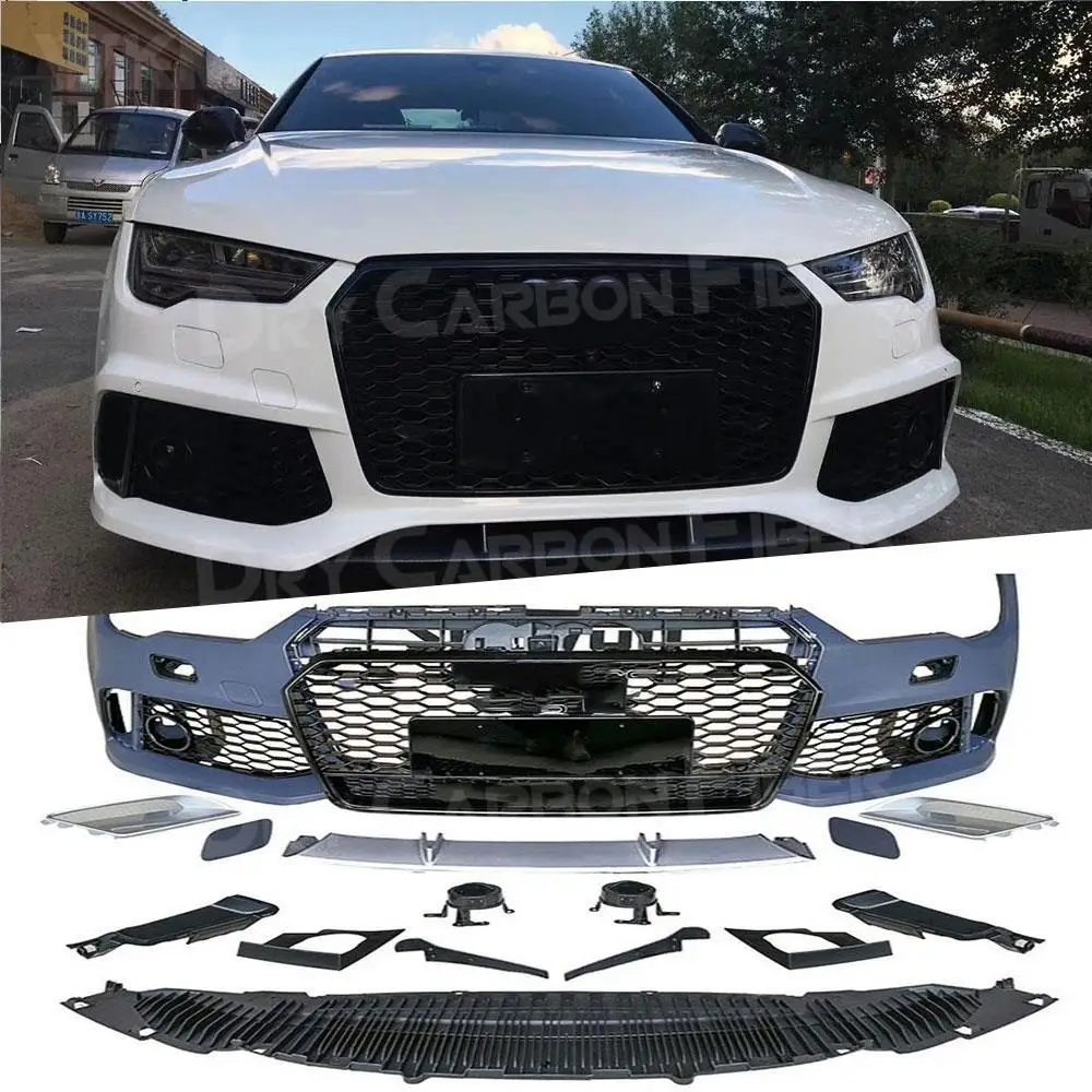 PP car body kit Unpainted Auto Front Bumper rear diffuser side skirts racing grills for Audi A7 RS7 style 2015 2016 2017 2018
PP car body kit Unpainted Auto Front Bumper rear diffuser side skirts racing grills for Audi A7 RS7 style 2015 2016 2017 2018