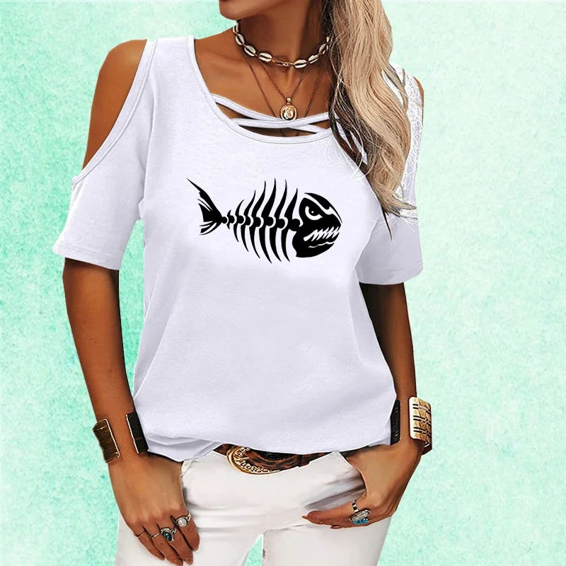 Summer Fashion Tops Cat Print T-shirt Women Off Shoulder Top Casual Short Sleeve TeeShirt Round Collar Ladies Loose T-shirt
Summer Fashion Tops Cat Print T-shirt Women Off Shoulder Top Casual Short Sleeve TeeShirt Round Collar Ladies Loose T-shirt