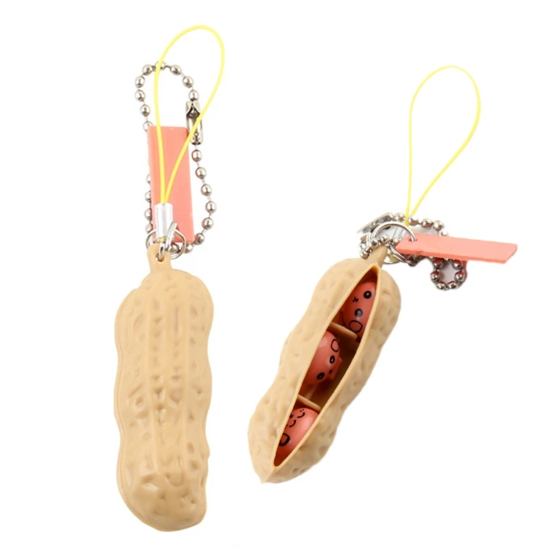Peanut Key Chain Squeeze Fidget Educational Mini Novelty Toy with Squeeze Mini Bean Simulated Peanut Shell for Key Decoration
Peanut Key Chain Squeeze Fidget Educational Mini Novelty Toy with Squeeze Mini Bean Simulated Peanut Shell for Key Decoration