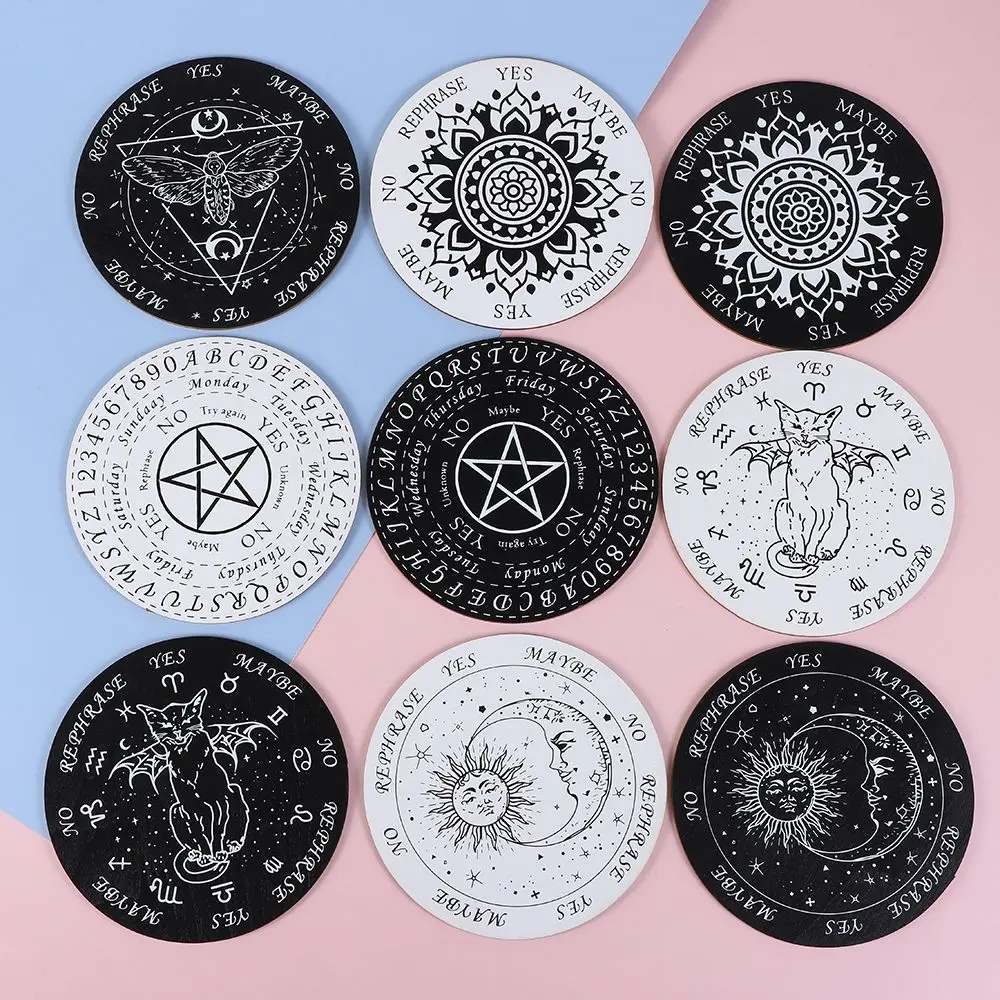 Slice Wooden Pendulum Board with Stars Sun Moon for Divination Message Carven Metaphysical Altar Decoration Wall Art Home Decor
Slice Wooden Pendulum Board with Stars Sun Moon for Divination Message Carven Metaphysical Altar Decoration Wall Art Home Decor