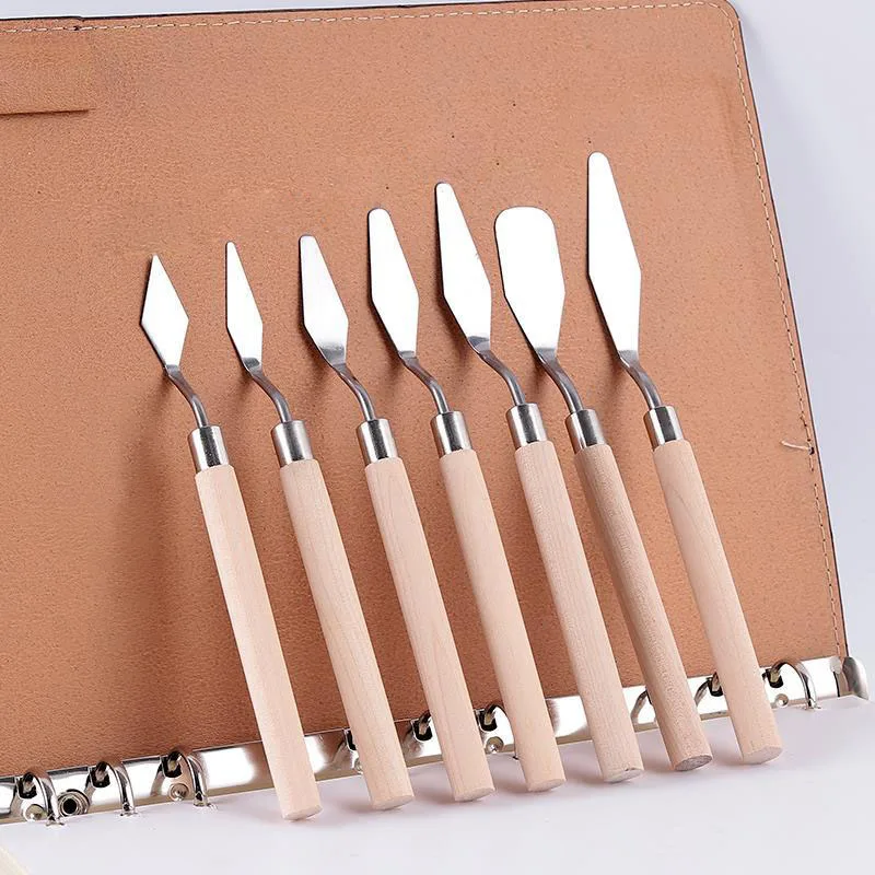 3/5/7PC Stainless Steel Cake Knife for Baking Oil Spatula Art Palette Small Clay Tool for Decorating/Design Fondant Cake Spatula
3/5/7PC Stainless Steel Cake Knife for Baking Oil Spatula Art Palette Small Clay Tool for Decorating/Design Fondant Cake Spatula
