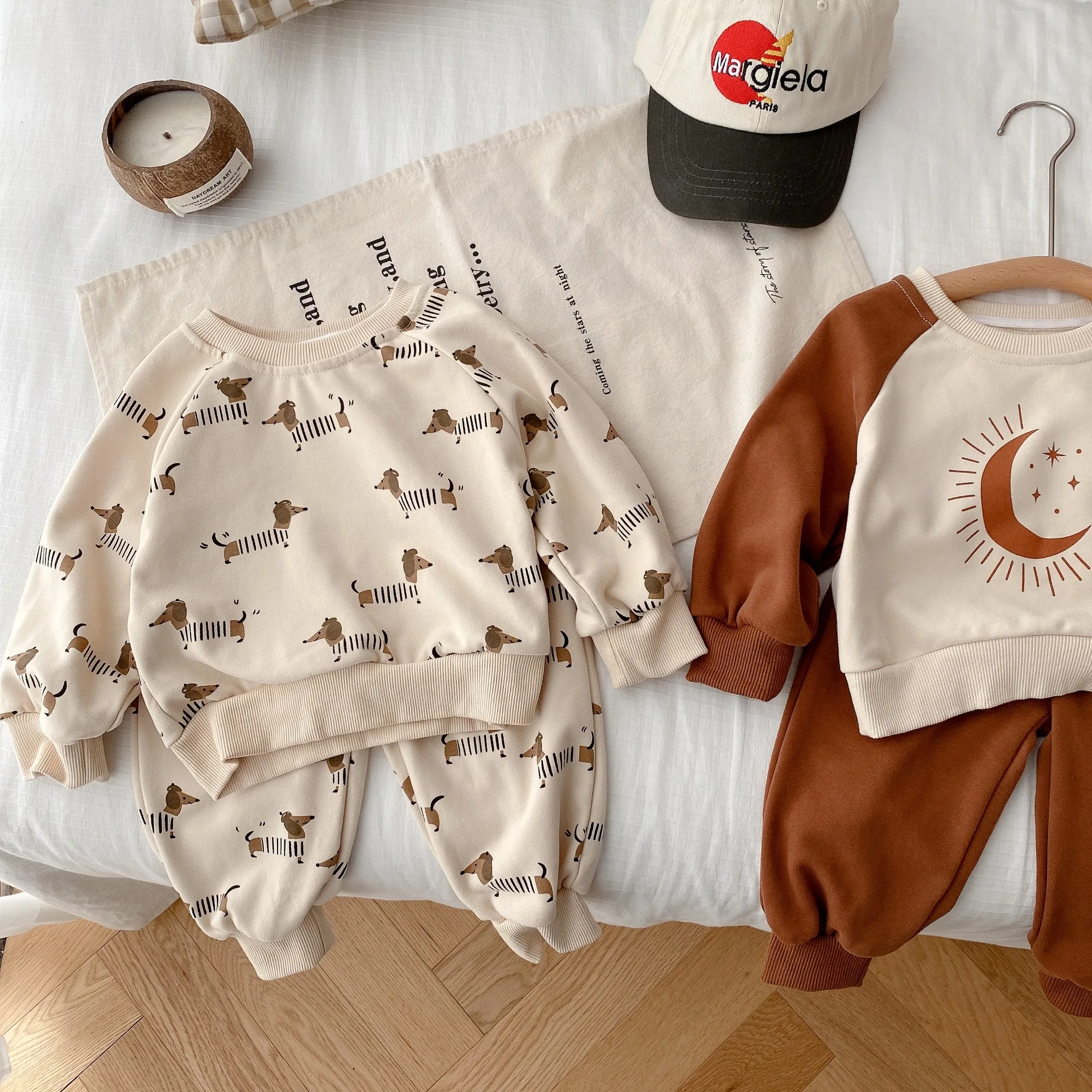 Children's Casual Tracksuit 2023 Autumn Korean Kids Boys Cartoon Print Tops+Pants 2Pcs Suit Baby Girls Cotton Sweatshirt Sets
Children's Casual Tracksuit 2023 Autumn Korean Kids Boys Cartoon Print Tops+Pants 2Pcs Suit Baby Girls Cotton Sweatshirt Sets