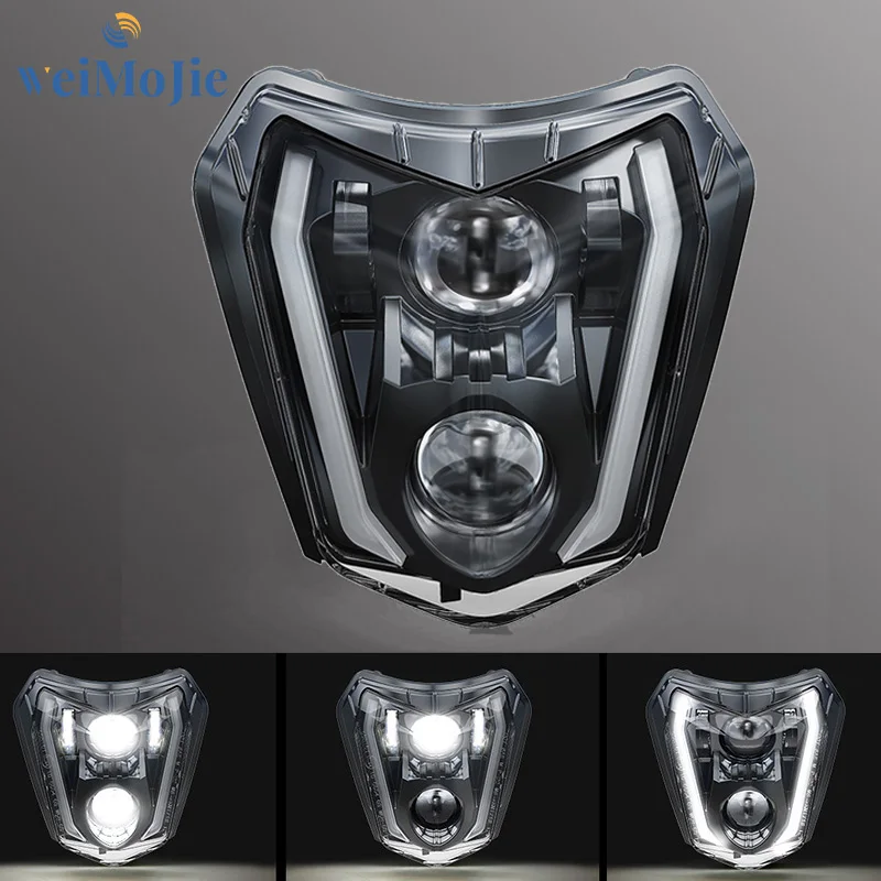 Motocross Dual Sport Head Light LED Headlight For Ktm 2017-2018 XCF SX F SMC SMR XC-W EXC-F Six Days Dirt Bike Handlamp
Motocross Dual Sport Head Light LED Headlight For Ktm 2017-2018 XCF SX F SMC SMR XC-W EXC-F Six Days Dirt Bike Handlamp