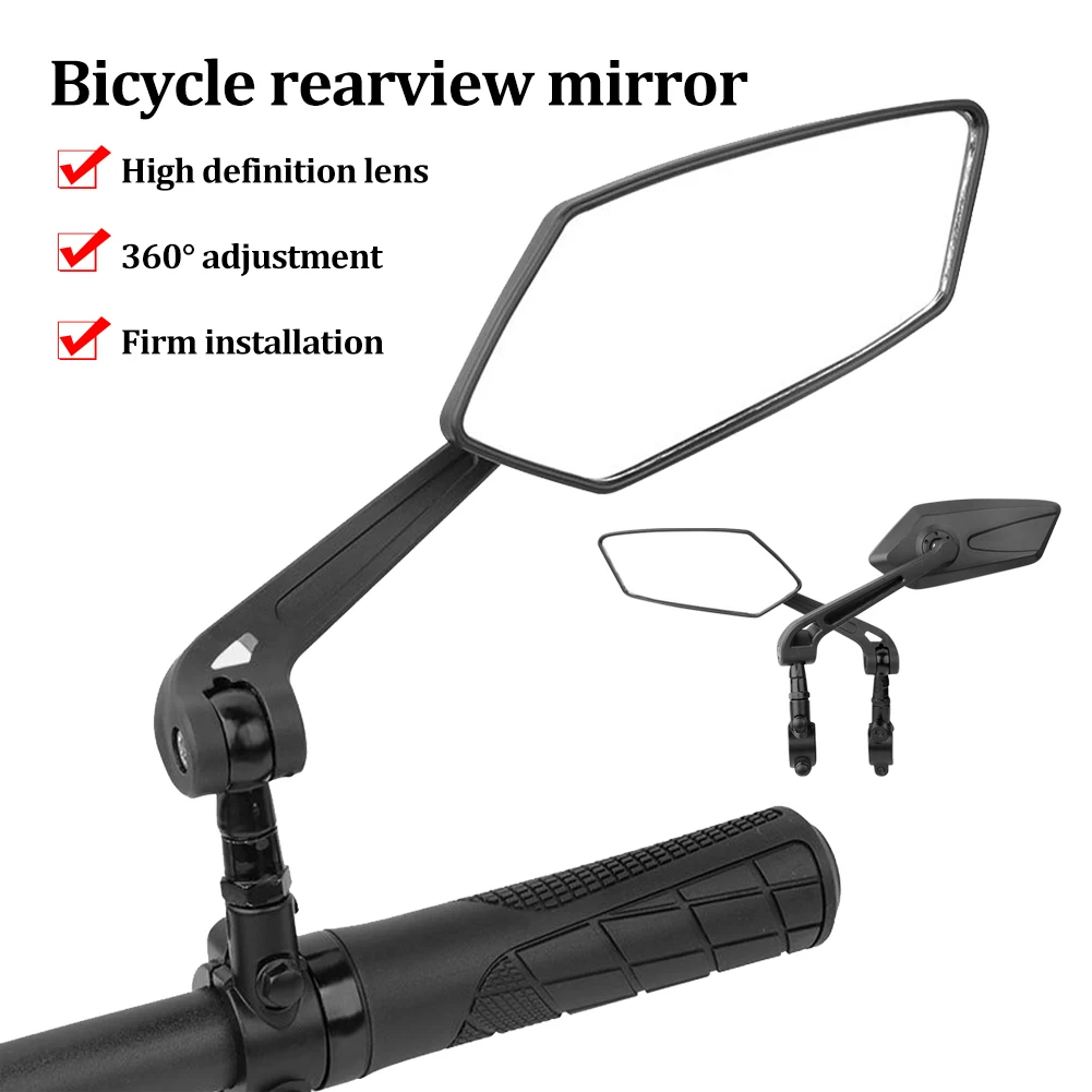Bicycle Rearview Mirror 360° Adjustable Handlebar Rear View Mirror Wide Range Back Sight Reflector For Bike Motorcycle Scooter
Bicycle Rearview Mirror 360° Adjustable Handlebar Rear View Mirror Wide Range Back Sight Reflector For Bike Motorcycle Scooter