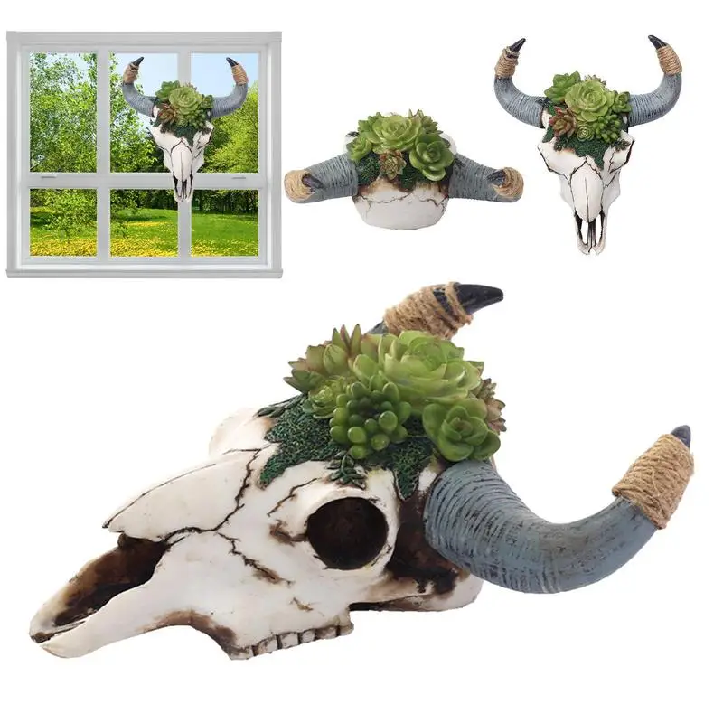 Cow Skull Decor Western Halloween Cow Skull Decor Resin Bull Cow Skull Head Wall Decor With Succulent Plants For Living Room
Cow Skull Decor Western Halloween Cow Skull Decor Resin Bull Cow Skull Head Wall Decor With Succulent Plants For Living Room