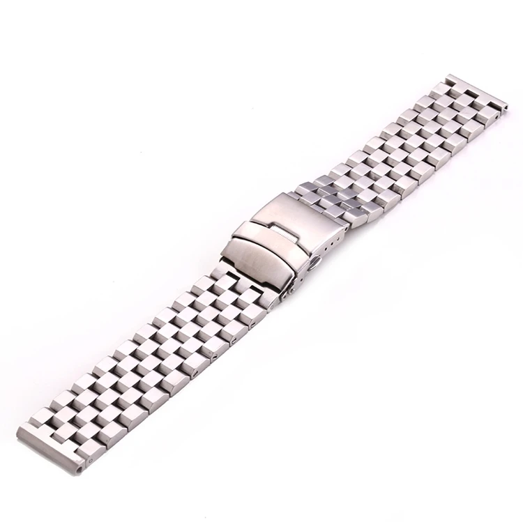 22mm Flat Head Five-bead Watch with Three-bead Ladder with Double Safety Buckle Stainless Steel 316L Stainless Steel Belt
22mm Flat Head Five-bead Watch with Three-bead Ladder with Double Safety Buckle Stainless Steel 316L Stainless Steel Belt