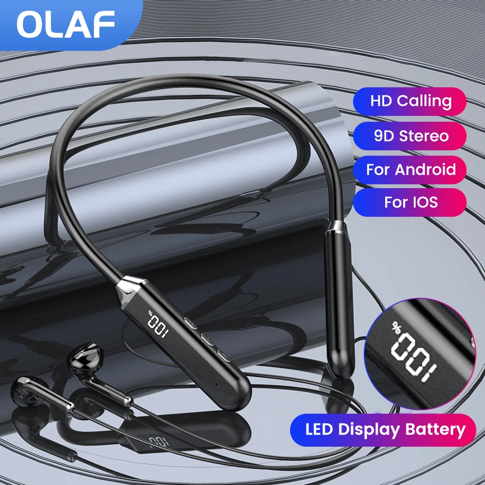 TWS Wireless Bluetooth 5.2 Earphones Magnetic Neckband Headphones LED Display HIFI Headset Sport Active Noice Cancelling Earbuds
TWS Wireless Bluetooth 5.2 Earphones Magnetic Neckband Headphones LED Display HIFI Headset Sport Active Noice Cancelling Earbuds