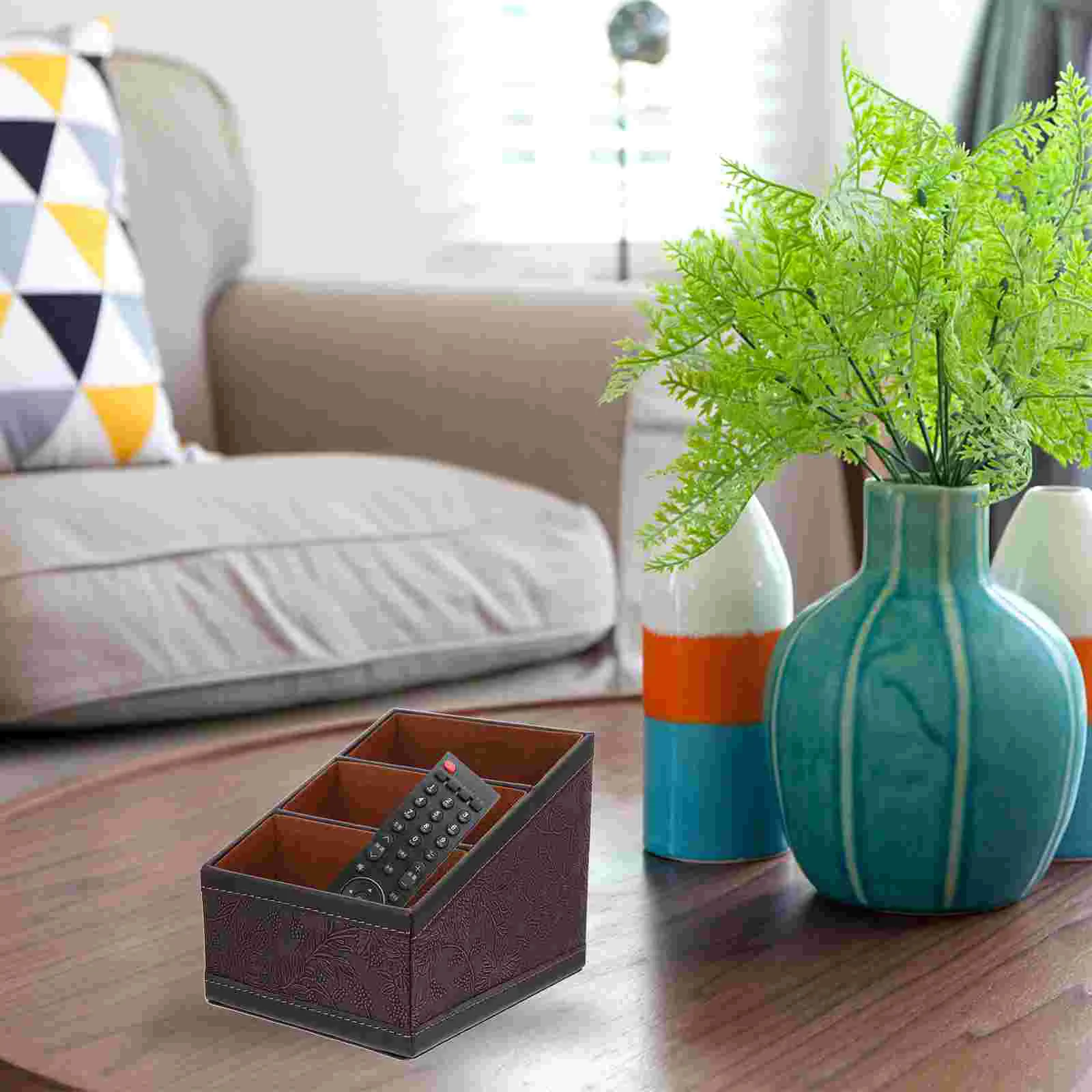 Trapezoidal Storage Box Sundries Organizer Jewelry PU Remote Control Holder Desktop
Trapezoidal Storage Box Sundries Organizer Jewelry PU Remote Control Holder Desktop
