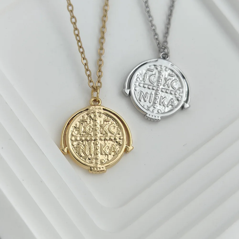 ICXC NIKA Christian Eastern Orthodox Cross Necklaces for Women Men Myths Jesus Vintage Religious Jewelry Gold Plated 2023
ICXC NIKA Christian Eastern Orthodox Cross Necklaces for Women Men Myths Jesus Vintage Religious Jewelry Gold Plated 2023