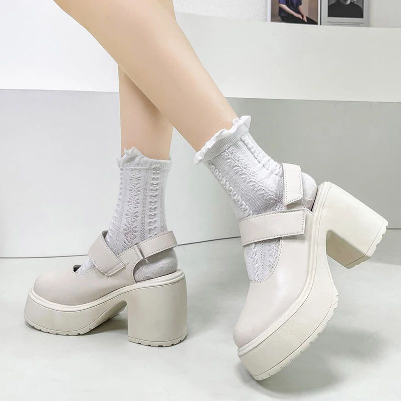 beige Chunky Heels sandals Platform Pumps Women Elegant Square Heels Mary Jane Shoes Woman High Heeled Shoes Female summer heels
beige Chunky Heels sandals Platform Pumps Women Elegant Square Heels Mary Jane Shoes Woman High Heeled Shoes Female summer heels