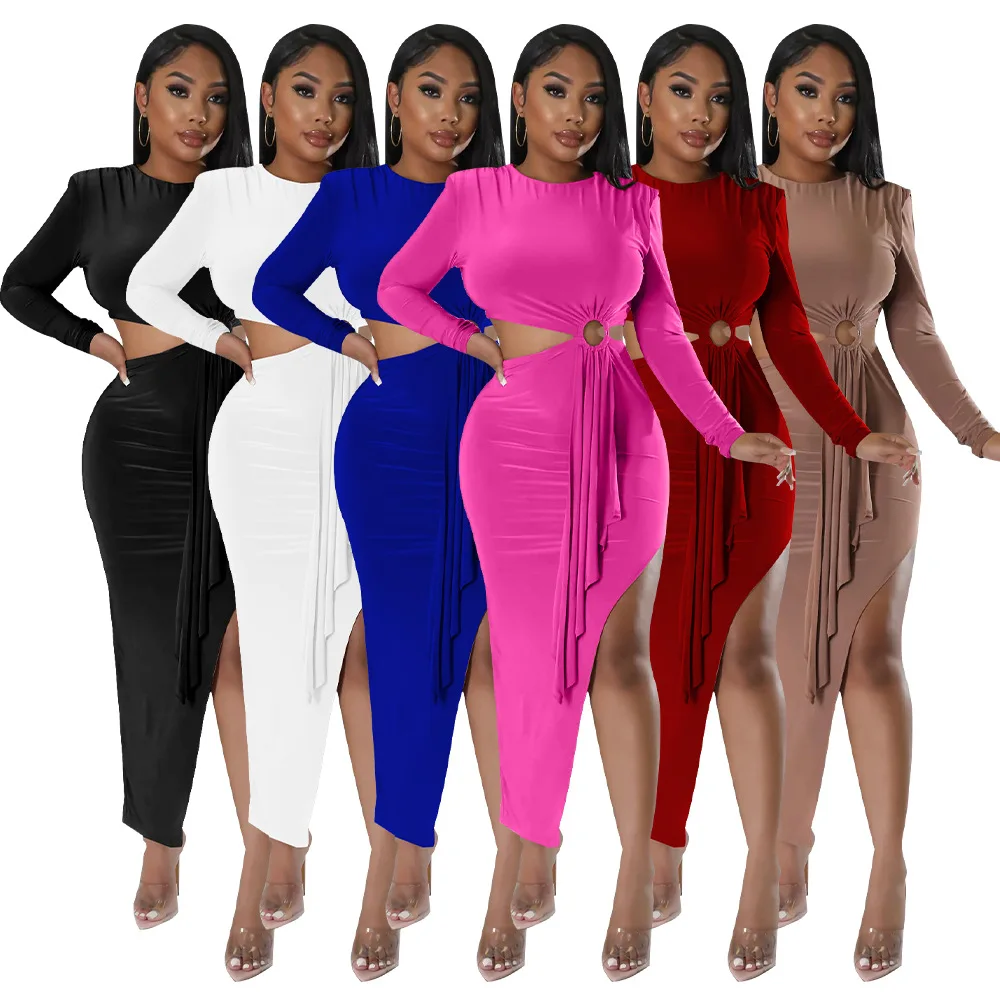 2023 Autumn and Winter Women Long Sleeve Round Neck Sexy Open Waist Party Dresses Vestido Blanco
2023 Autumn and Winter Women Long Sleeve Round Neck Sexy Open Waist Party Dresses Vestido Blanco