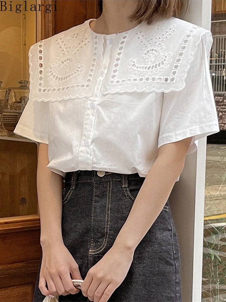 Korea Chic Ruffle Edge Puff Sleeve Summer Shirt Women Office Casual Ladies Shirts 2022 New Woman White Single Breasted Shirt Top
Korea Chic Ruffle Edge Puff Sleeve Summer Shirt Women Office Casual Ladies Shirts 2022 New Woman White Single Breasted Shirt Top