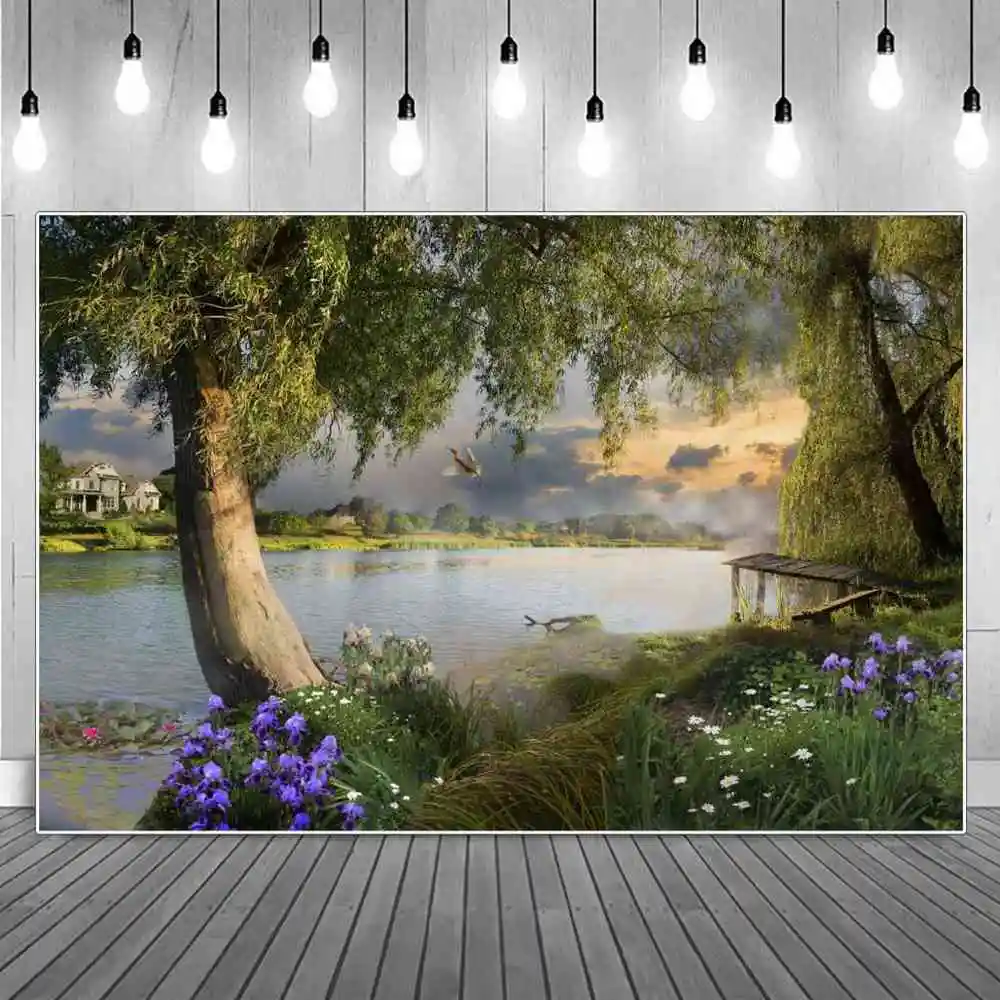 Spring Rival Tree Photography Backdrops Decoration Birthday Rural Park Bird Green Grass Town Flower Home Studio Photo Background
Spring Rival Tree Photography Backdrops Decoration Birthday Rural Park Bird Green Grass Town Flower Home Studio Photo Background
