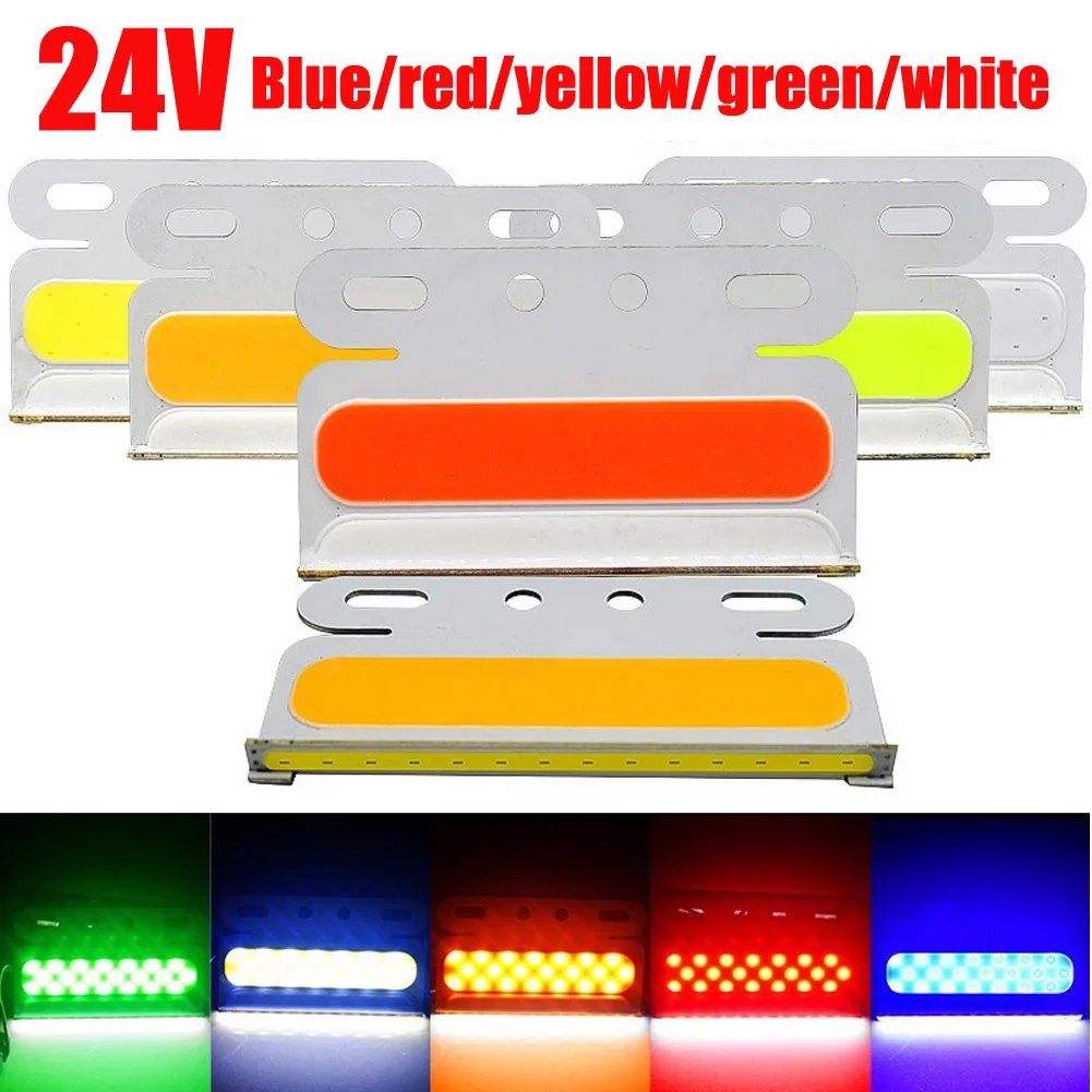 1 Pcs 24V COB LED Truck Side Light Side Marker Light Waterproof Super Bright Turn Light For 24V Trailer Trucks Car Accessories
1 Pcs 24V COB LED Truck Side Light Side Marker Light Waterproof Super Bright Turn Light For 24V Trailer Trucks Car Accessories