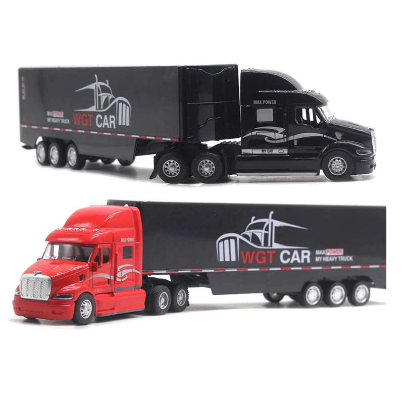 The new 1:48 alloy container truck model children's toy car decoration puzzle large truck can open the door, pull back
The new 1:48 alloy container truck model children's toy car decoration puzzle large truck can open the door, pull back