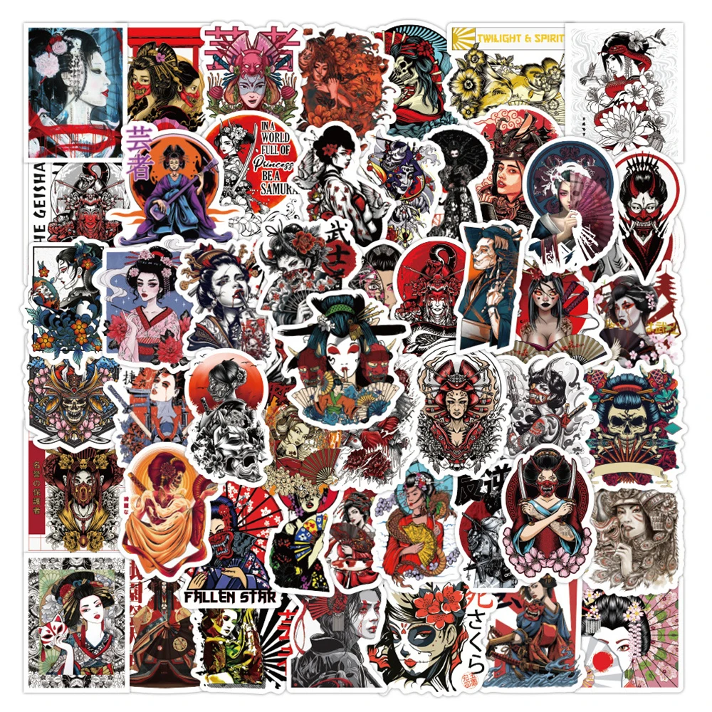 50PCS Color Japanese Geisha Personality Fashion Graffiti Stickers Luggage Notebook Mobile Phone Stickers Wholesale
50PCS Color Japanese Geisha Personality Fashion Graffiti Stickers Luggage Notebook Mobile Phone Stickers Wholesale