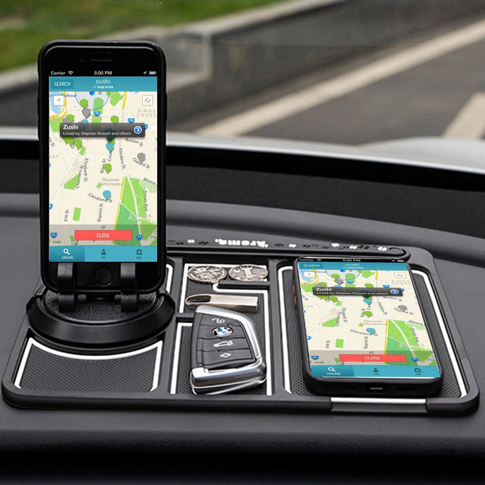4-in-1 Car Cell Phone Holder Anti-Slip Pad Car Parking Number Card Keychains Non-Slip Pads Aromatherapy Stand Dash Phone Mount
4-in-1 Car Cell Phone Holder Anti-Slip Pad Car Parking Number Card Keychains Non-Slip Pads Aromatherapy Stand Dash Phone Mount