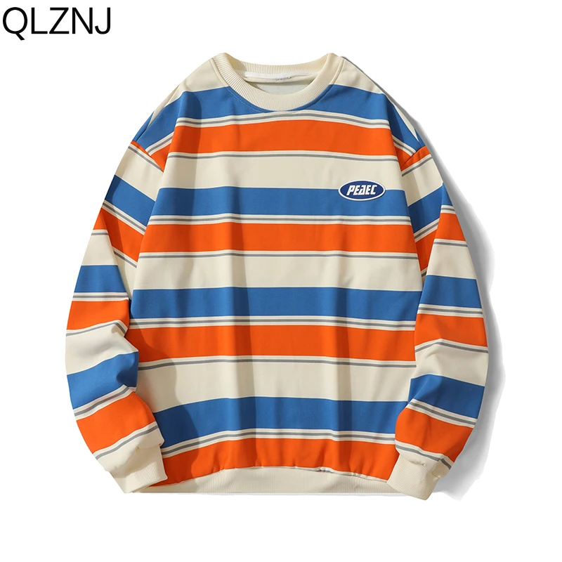 2023 Spring Autumn Striped Sweatshirt Men Women Korean Loose Clothes Vintage Streetwear Oversized Pullover Tops Harajuku Hoodies
2023 Spring Autumn Striped Sweatshirt Men Women Korean Loose Clothes Vintage Streetwear Oversized Pullover Tops Harajuku Hoodies