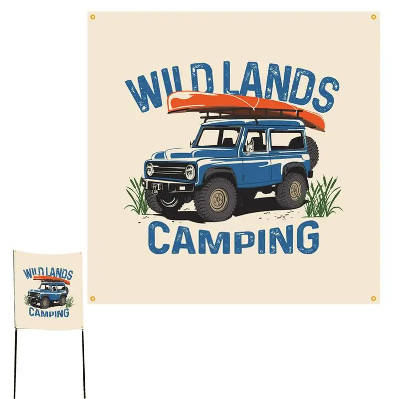 Personalized Camping Flag Decorative Banner Flag Soft Hanging Flags Decor Bring Happy Atmosphere For Lawn Garden Yard Deck Porch
Personalized Camping Flag Decorative Banner Flag Soft Hanging Flags Decor Bring Happy Atmosphere For Lawn Garden Yard Deck Porch