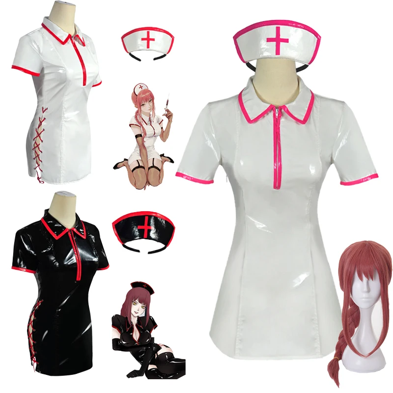 Костюм для косплея медсестры макима бензопила человек макима костюм униформа из искусственной кожи платья сексуальные костюмы на Хэллоуин...
Костюм для косплея медсестры макима бензопила человек макима костюм униформа из искусственной кожи платья сексуальные костюмы на Хэллоуин...