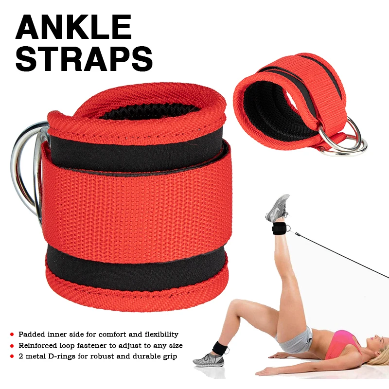 1 Pcs Fitness Ankle Straps Adjustable Double D-Ring Foot Support Gym Glutes Legs Strength Workout with Buckle Sports Feet Guard
1 Pcs Fitness Ankle Straps Adjustable Double D-Ring Foot Support Gym Glutes Legs Strength Workout with Buckle Sports Feet Guard