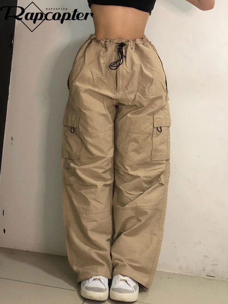 Khaki Prepply Cargo Pants Ruched Big Pockets Baggy Trousers Women Vintage Harajuku Sporty Sweatpants 90s
Khaki Prepply Cargo Pants Ruched Big Pockets Baggy Trousers Women Vintage Harajuku Sporty Sweatpants 90s