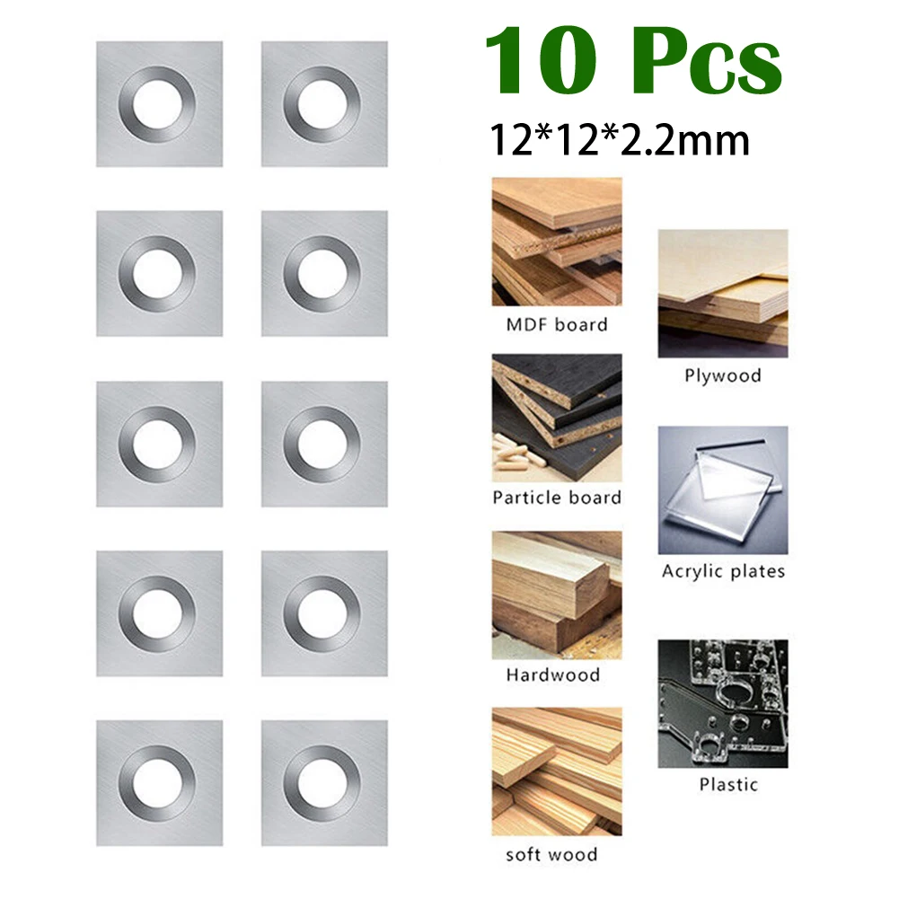 Square Carbide Inserts Cutters Blades Knives Set Fit For Detailer Hollower Finisher Rougher HDF MDF Wood Lathe Turning Tools
Square Carbide Inserts Cutters Blades Knives Set Fit For Detailer Hollower Finisher Rougher HDF MDF Wood Lathe Turning Tools