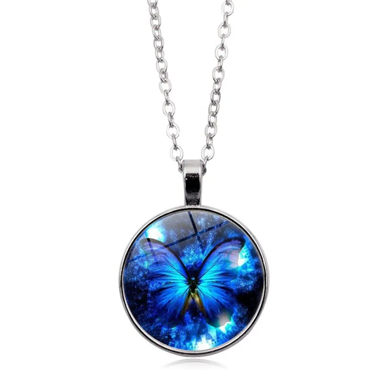 New Blue Butterfly Jewelry Necklace Fashion Art Crystal Butterfly Pendant Accessories Creative Retro Lady Men Cute Necklace Gift
New Blue Butterfly Jewelry Necklace Fashion Art Crystal Butterfly Pendant Accessories Creative Retro Lady Men Cute Necklace Gift