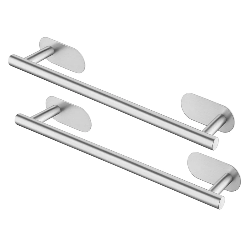2X Stainless Steel Towel Rail Self Adhesive Towel Rack For Bathroom Kitchen Toilet Wall Mounted Punch-Free Installation
2X Stainless Steel Towel Rail Self Adhesive Towel Rack For Bathroom Kitchen Toilet Wall Mounted Punch-Free Installation