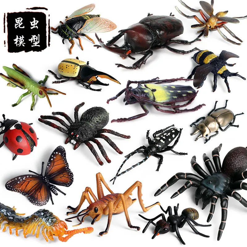Children's Simulated Insect Toy Animal Model Bees Spiders Dragonflies Butterflies Centipedes Grasshoppers Ants Mantis Ornaments
Children's Simulated Insect Toy Animal Model Bees Spiders Dragonflies Butterflies Centipedes Grasshoppers Ants Mantis Ornaments