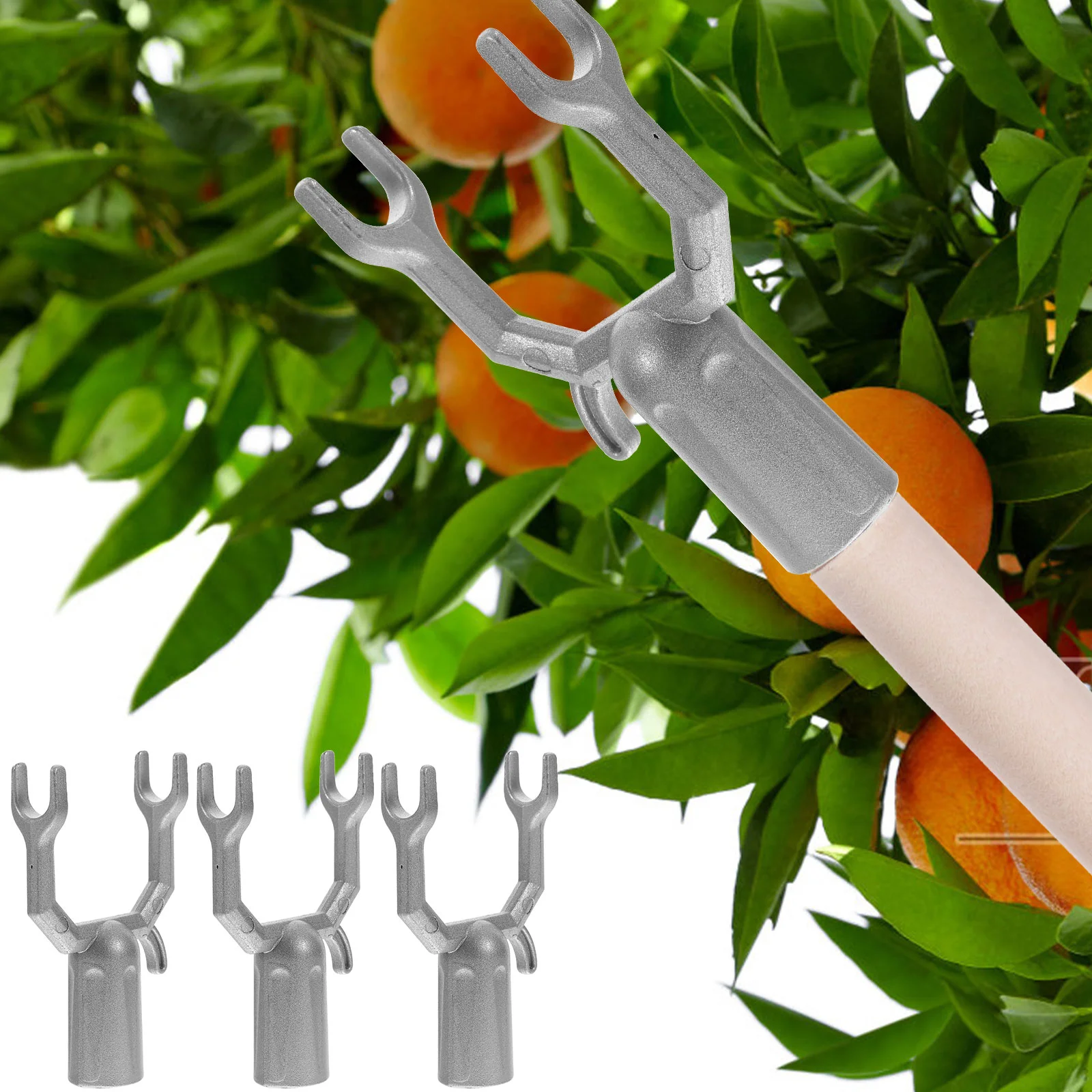 

6 Pcs Branch Plug Support Tree Stakes Supports Leaning Trees Topper Holder Aluminum Alloy Base Stand