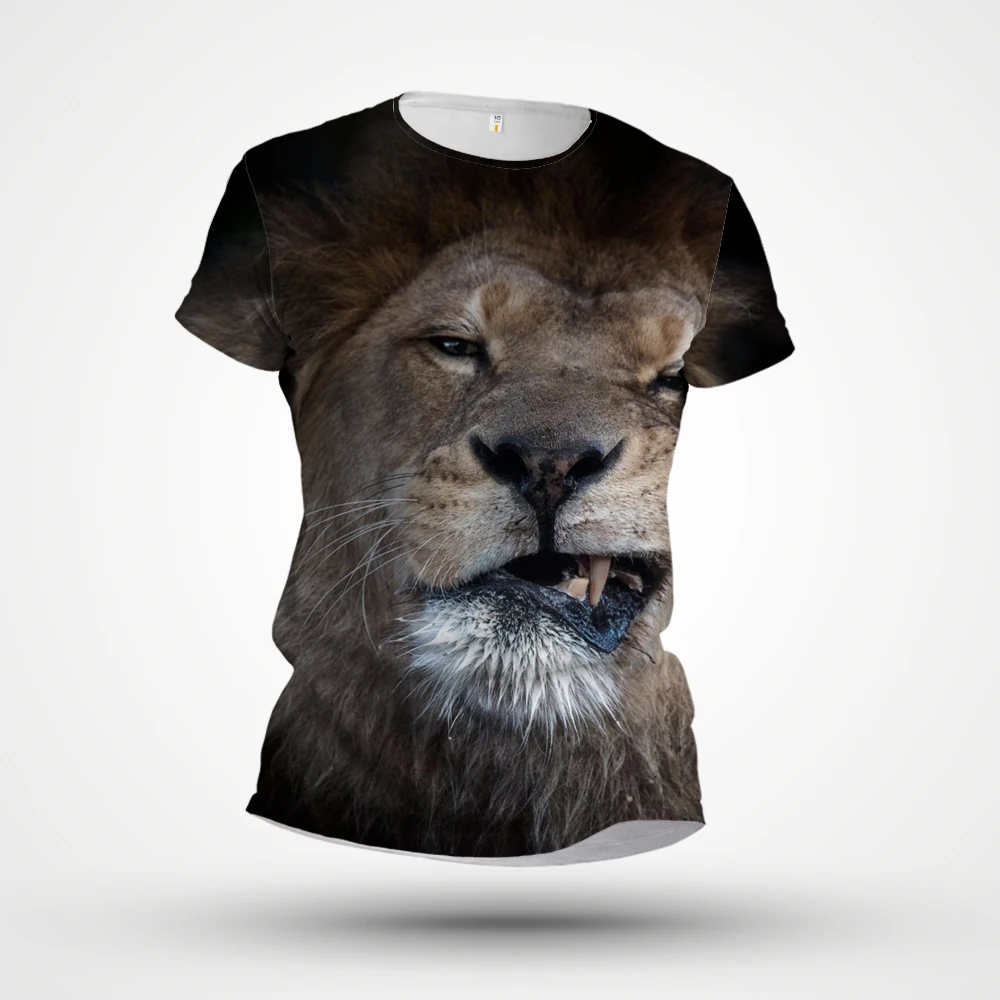 Summer 2023 New Children's T-shirt 3D Digital Printing Lion Loose Men's Short Sleeve Comfortable Top Round Neck
Summer 2023 New Children's T-shirt 3D Digital Printing Lion Loose Men's Short Sleeve Comfortable Top Round Neck