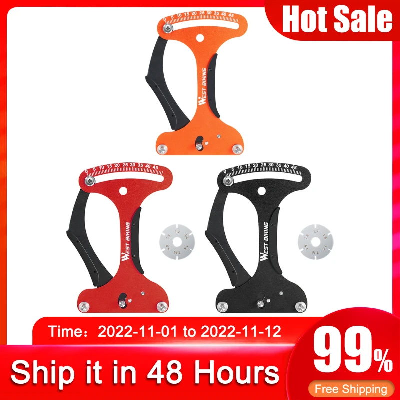 WEST BIKING Precision Mountain Bike Tensiometer Bicycle Spoke Tension Meter Wheel Spokes Builders Repair Tools Checker Indicator
WEST BIKING Precision Mountain Bike Tensiometer Bicycle Spoke Tension Meter Wheel Spokes Builders Repair Tools Checker Indicator