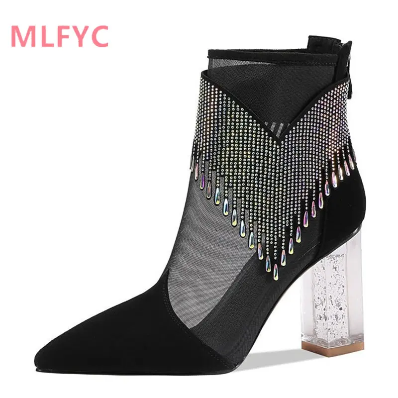Mesh hollow-out women shoes 2023 spring summer new pointed rhinestone tassels high-heeled sandals breathable ladies shoes
Mesh hollow-out women shoes 2023 spring summer new pointed rhinestone tassels high-heeled sandals breathable ladies shoes