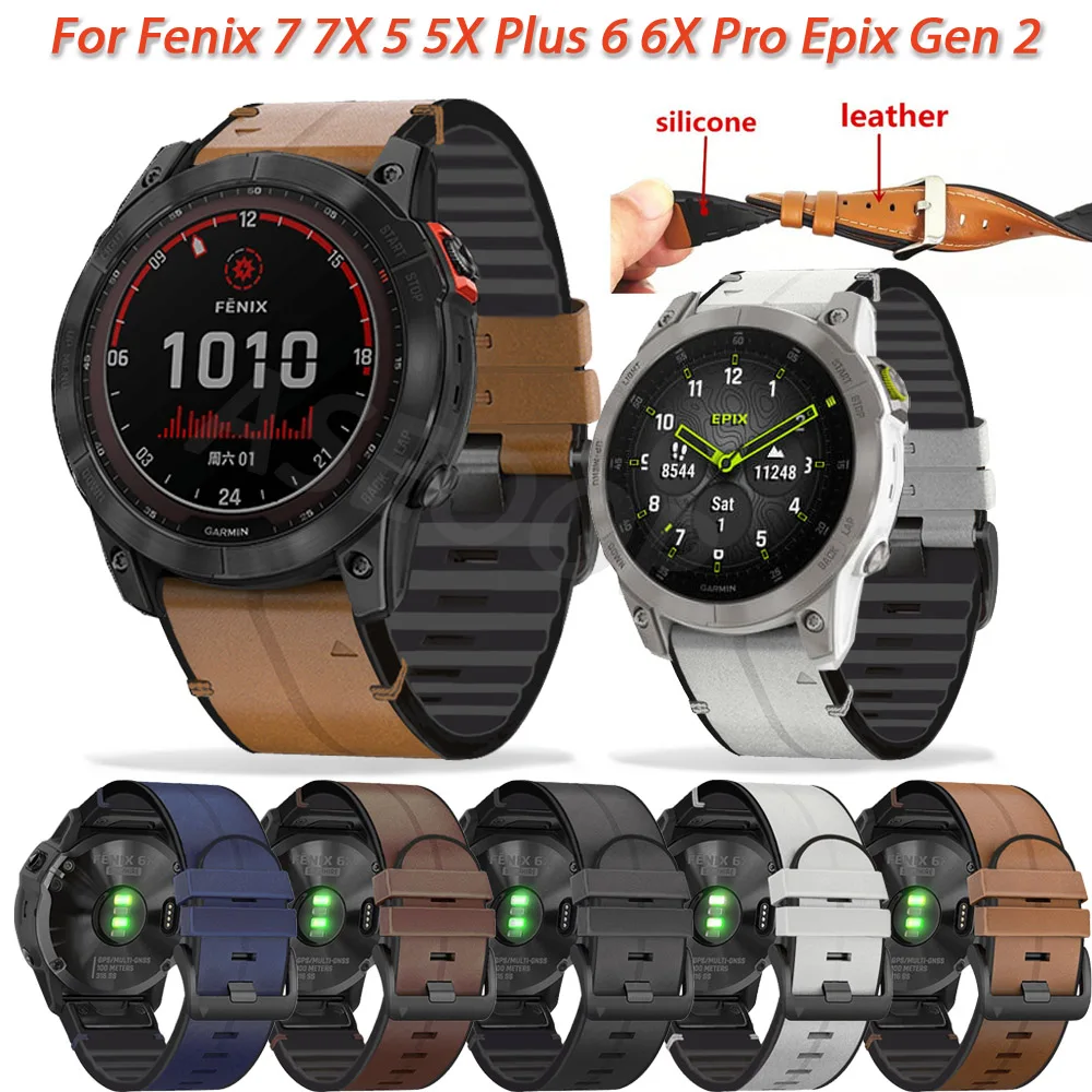 Fashion Smart Watch Strap For Garmin Fenix 7 7X Epix 6XPro 6 5 5X Plus 3HR 935/945 Wristband Quick Fit Silicone Leather Bracelet
Fashion Smart Watch Strap For Garmin Fenix 7 7X Epix 6XPro 6 5 5X Plus 3HR 935/945 Wristband Quick Fit Silicone Leather Bracelet