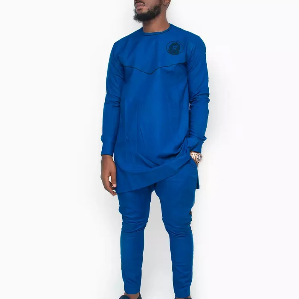 2023 Simple Full Set Men's Suit Pants And Shirt 2pcs Men Short Sleeve Suit Round Neck Solid Color Festival African Ethnic Style
2023 Simple Full Set Men's Suit Pants And Shirt 2pcs Men Short Sleeve Suit Round Neck Solid Color Festival African Ethnic Style