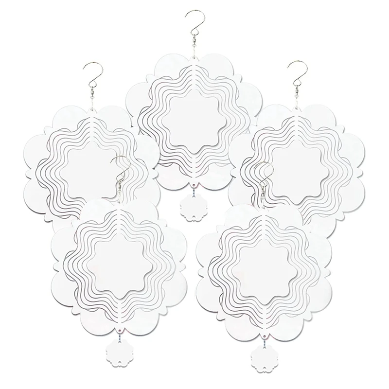 5Pcs 3D Double Sided Wind Spinners Sublimation Blank Hanging Wind Spinners For Indoor Outdoor Decoration
5Pcs 3D Double Sided Wind Spinners Sublimation Blank Hanging Wind Spinners For Indoor Outdoor Decoration