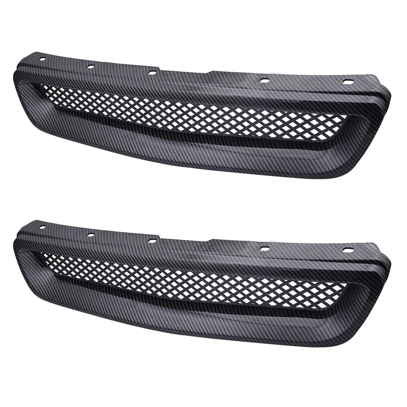 2X Car Carbon Fiber Mesh ABS Front Hood Grille Grill For 96-98 Honda Civic EJ/EK JDM Type R
2X Car Carbon Fiber Mesh ABS Front Hood Grille Grill For 96-98 Honda Civic EJ/EK JDM Type R